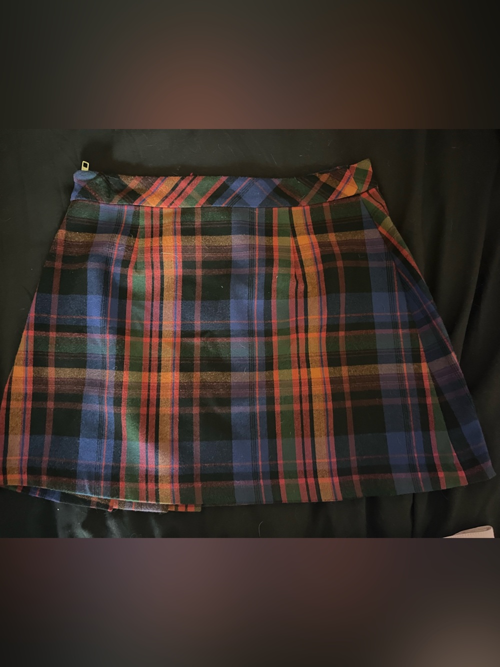 Urban Outfitters Plaid Skirt in Blue, Green, Red, Orange